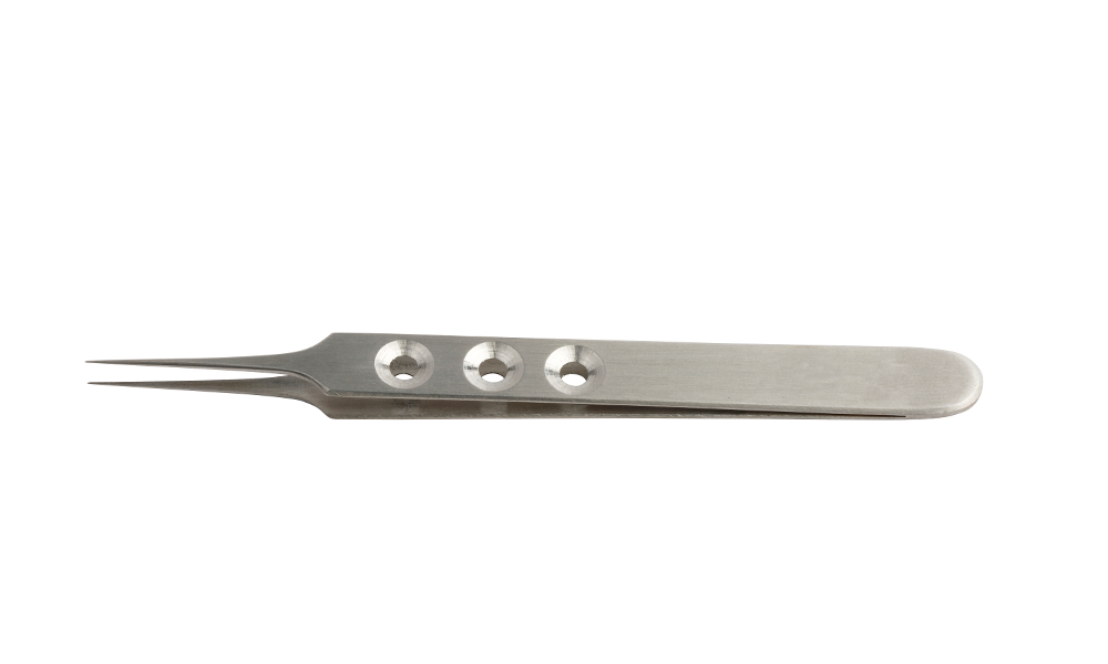 Straight forceps with hole